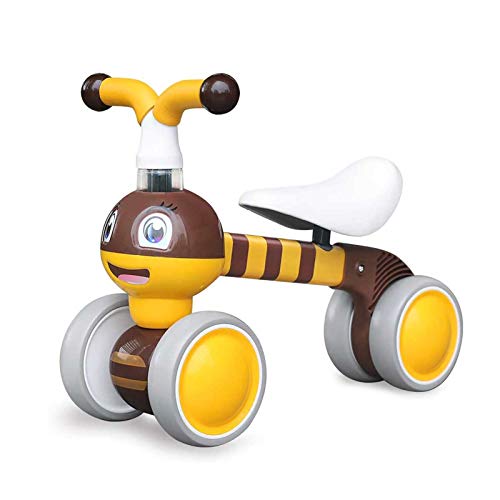YGJT Bicicletas sin Pedales para Niños de 1 Año(10-36 Meses) Triciclos Bebes Correpasillos Juguetes Regalos bebé Bici sin Pedales Niño (Pequeña Abeja)