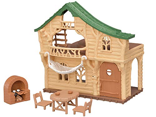 SYLVANIAN FAMILIES Cabaña del Lago, Color Beige y Verde (05451)