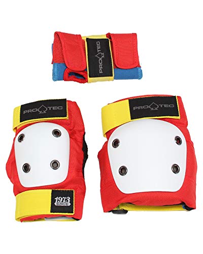Pro-Tec Street Gear Junior 3 Pack Protecciones, Unisex niños, Multicolor (Retro), M
